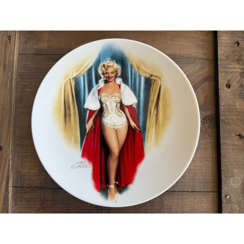 Marilyn Monroe "We're Not Married" Collector Plate 1992 Delphi Chris Notarile